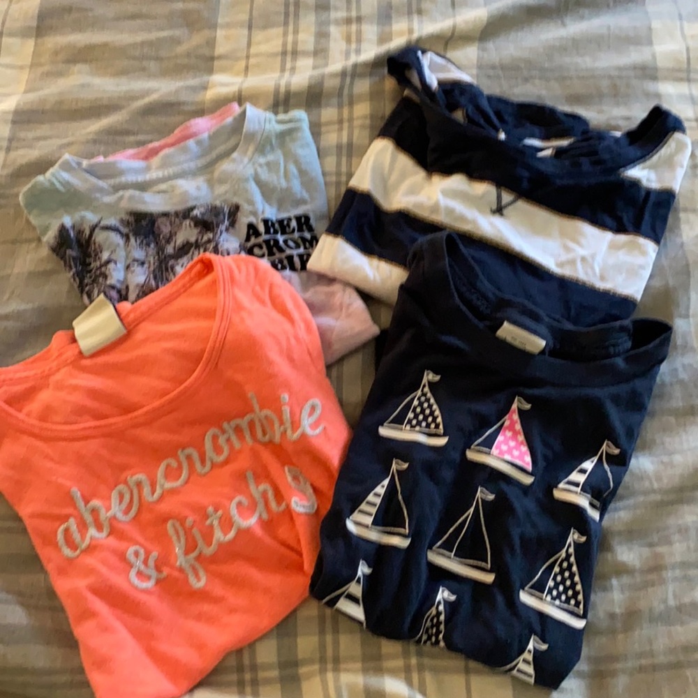 Girls short sleeve Abercrombie bundle